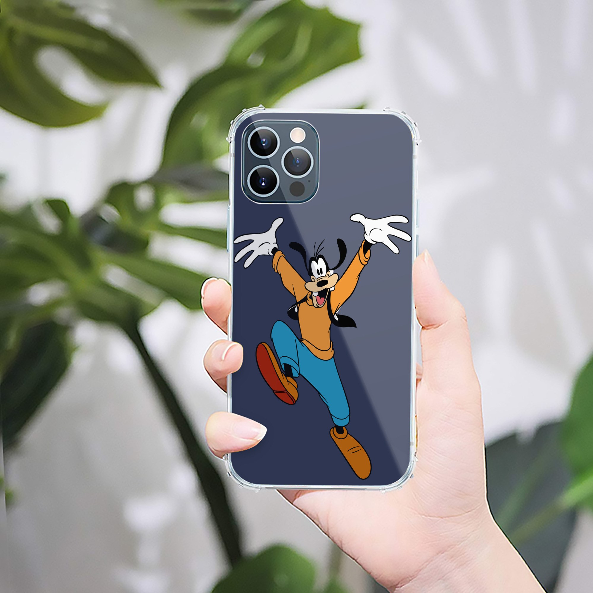 （画像用） ミッキーマウス Mickey Mouse 【iPhone 12シリーズ対応】透明スマホケース（クリアソフトケース）
